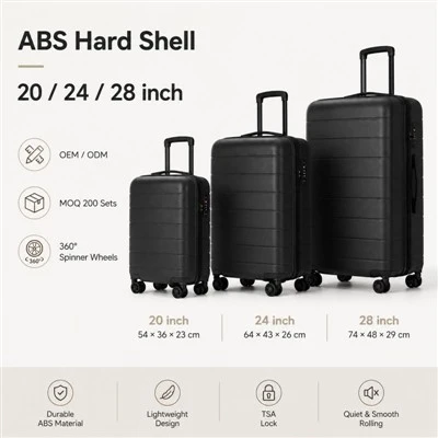 Bagiau Cragen Caled ABS+PC